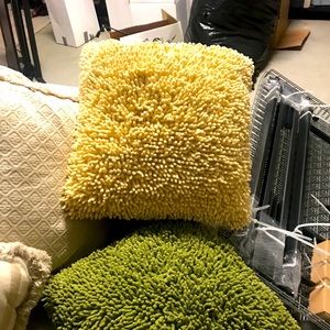 Throw pillows, paid $20 each selling both for $20